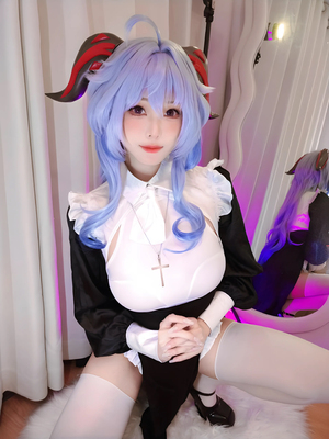 蜜汁猫裘&nbsp;&nbsp;原神 甘雨修女_008