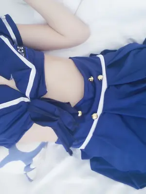 软萌萝莉小仙 - 蓝色制服_009