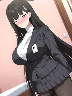[Akanecchi] Tsukatsuki Rio 調月リオ Blue Archive [AI Generated]_006
