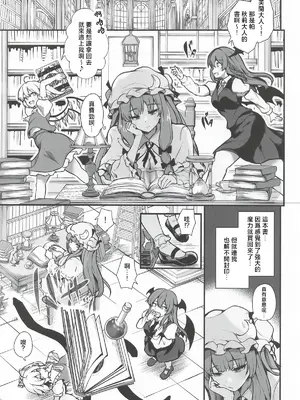 (例大祭23) [うぉーたーどろっぷ (MA-SA)] 見えない集団に襲われて (東方Project)｜隐形恶鬼爆炒帕秋莉 [明稿昨拖漢化組]_0002