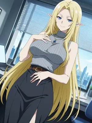 [Kurohime] アルファ（オフィスカジュアル）[AI Generated]_007