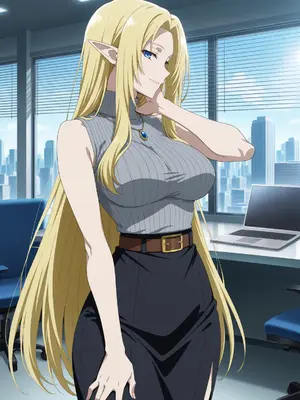 [Kurohime] アルファ（オフィスカジュアル）[AI Generated]_008