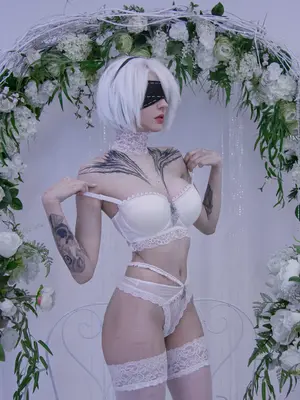 Xenon - 2B White Lingerie (NieR Automata)_2B White Lingerie Xenon 12