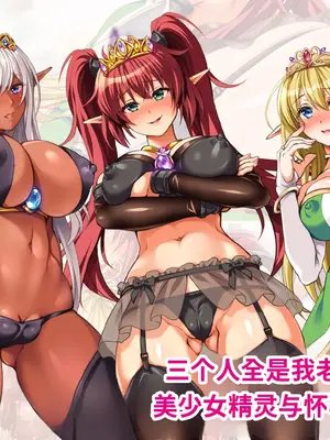 [ロシアン猫] 3人全員俺の嫁!？ 美少女エルフと孕ませハーレム! [中国翻訳] [機翻]
