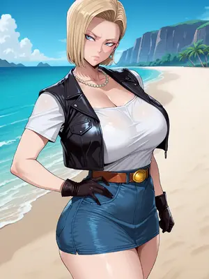 [White Lime] Android 18 x Oolong_007