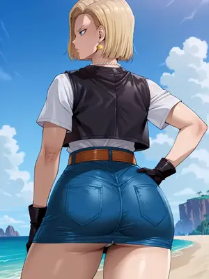 [White Lime] Android 18 x Oolong_009