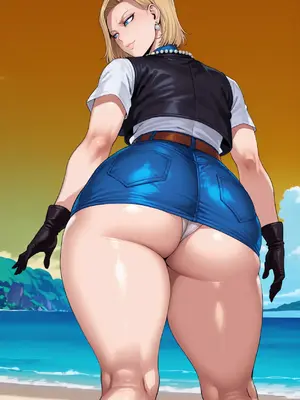 [White Lime] Android 18 x Oolong_012