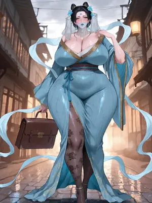 [kikiKikipig] 合欢宗宗主 - 喵波菈 ︱ Hehuan Sect Master - Miaobola [AI Generated]_002