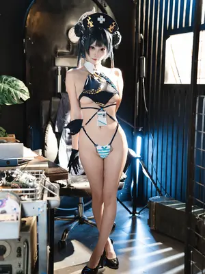 三無人型 - 蔚蓝档案 龙华妃咲_0003