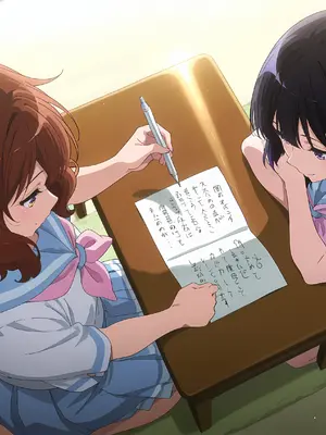 [ホシナほしな] 黄前久美子＆高坂麗奈 裏幹部会議 [AI Generated]_002