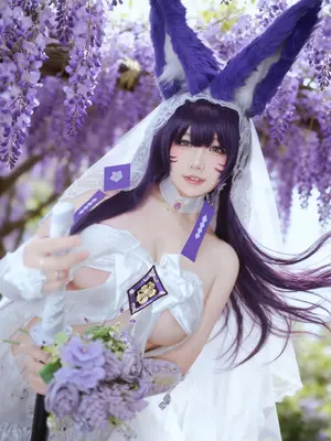 阿半今天很开心 - 碧蓝航线 武藏 誓约花嫁_0012