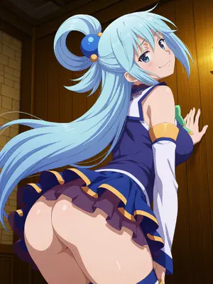 [azusaazusa105] この素晴らしい世界に祝福を! アクア(255P) ︱ KonoSuba – Aqua 255P [AI Generated]_002