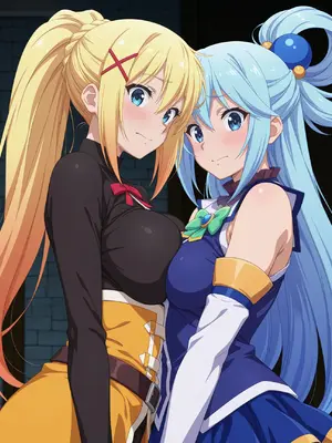 [azusaazusa105] この素晴らしい世界に祝福を! アクア(255P) ︱ KonoSuba – Aqua 255P [AI Generated]_007