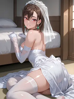 (Oki Senpai)&nbsp;&nbsp;&nbsp;&nbsp;綾瀬桃 Momo Ayase Wedding Dress_005_Momo_5