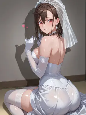 (Oki Senpai)&nbsp;&nbsp;&nbsp;&nbsp;綾瀬桃 Momo Ayase Wedding Dress_006_Momo_6