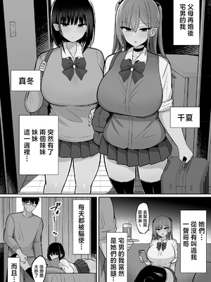 [しなもん島 (しなもん)] いきなりギャル姉妹〜親の再婚でデキたギャル姉妹にチンポ貸す話 [中国翻訳]_03__002