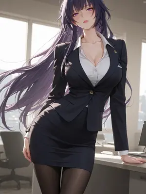(Yuni330) Raiden Mei - Office scene