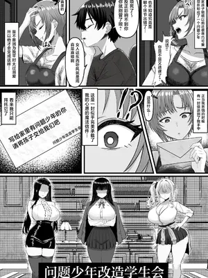 [ぺにぺろん] 問題児更生生徒会 ー連続搾精による人格矯正の記録ー [中国翻訳]_0006