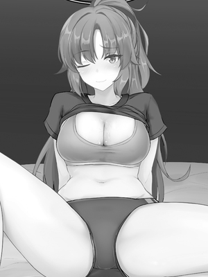 [白銀木犀 (ぽし)] 早瀬ユウカでシコりたい (ブルーアーカイブ)｜想用早濑优香来嘿咻嘿咻 [牛肉X茗芽汉化] [DL版]_0003