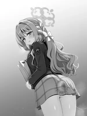 [菊門座 (それなりの石)] 特殊交易品の持ち込みがバレて押収されちゃうミヨ本 (ブルーアーカイブ) [DL版]_0002