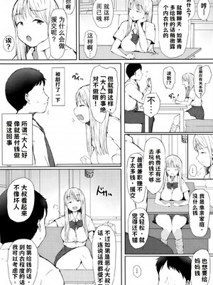 [こどもとこども (いたちまき)] パパ活で気持ちよくなんかなるわけないのにっ...!〜生意気制服ギャルが快楽堕ちするまで〜【AI翻译】_004