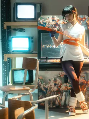 小羊不吃草 - KOF 坂崎百合_0007