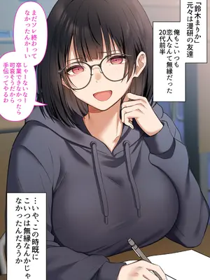 [くすりゆび (黒結)] オタク同士の友情は結婚しても成立するよね？ 〜元・女友達と不倫セックス〜_0003
