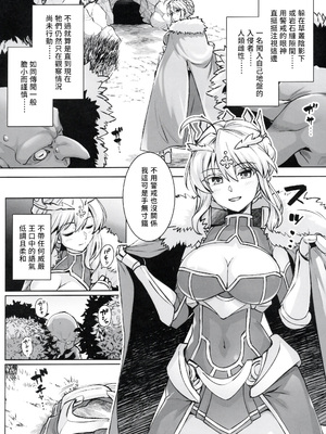 (C108) [ろいやるびっち (haruhisky)] ゴブリンたちの雌になるまで ランサーアルトリア編  (Fate／grand order) [路人漢化]_0004