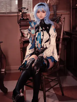 SleeppyLee1 (小礼好困) cosplay Eula - Genshin Impact_003