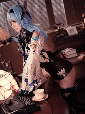 SleeppyLee1 (小礼好困) cosplay Eula - Genshin Impact_004