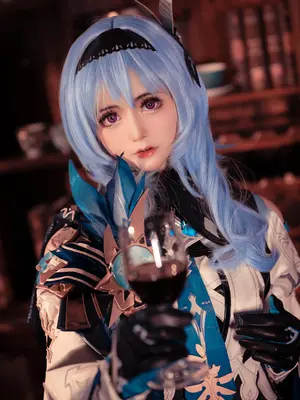 SleeppyLee1 (小礼好困) cosplay Eula - Genshin Impact_006