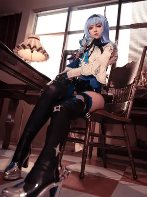 SleeppyLee1 (小礼好困) cosplay Eula - Genshin Impact_007