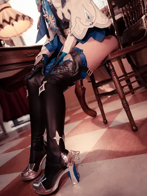 SleeppyLee1 (小礼好困) cosplay Eula - Genshin Impact_008