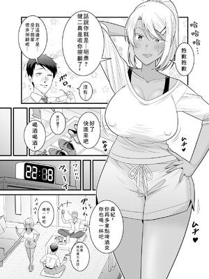 [有機化合物 (さとうユーキ)] 童貞の俺を挑発してきたイキリ黒ギャル人妻にヤリ返す [中国翻訳]_0004