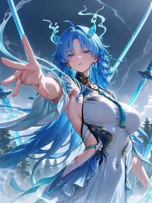 [ArlanMi] QingXiao 1 - (Wuthering Waves) 210P [AI Generated]_008