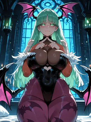 [Miyu] Morrigan Aensland_ Her Private Lair_003_Morrigan_Aensland_3