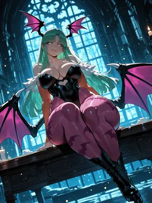 [Miyu] Morrigan Aensland_ Her Private Lair_001_Morrigan_Aensland_1