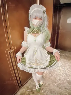 软萌兔兔酱 - 一日女仆_004