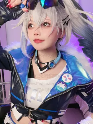 小瑶幺幺 (xiaoyaoyaoyao12) cosplay Silver Wolf – HonkaiStar Rail_010