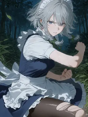 【Ramen-chan】十六夜咲夜 Izayoi Sakuya_003