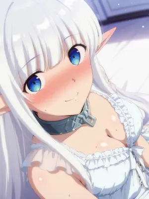 [AIusagichan] 魔王の俺が奴隷エルフを嫁にしたんだが、どう愛でればいい ネフェリア An Archdemon's Dilemma How to Love Your Elf Bride Nephy [AI Generated]_002