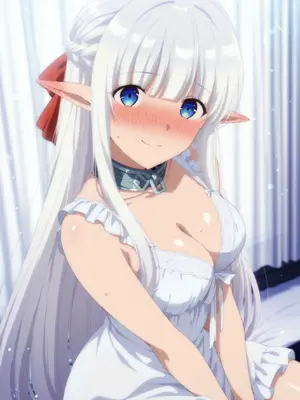 [AIusagichan] 魔王の俺が奴隷エルフを嫁にしたんだが、どう愛でればいい ネフェリア An Archdemon's Dilemma How to Love Your Elf Bride Nephy [AI Generated]_001