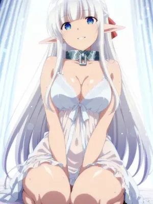 [AIusagichan] 魔王の俺が奴隷エルフを嫁にしたんだが、どう愛でればいい ネフェリア An Archdemon's Dilemma How to Love Your Elf Bride Nephy [AI Generated]_004