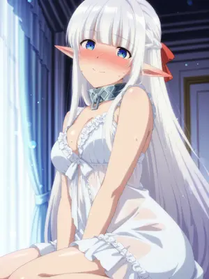 [AIusagichan] 魔王の俺が奴隷エルフを嫁にしたんだが、どう愛でればいい ネフェリア An Archdemon's Dilemma How to Love Your Elf Bride Nephy [AI Generated]_007