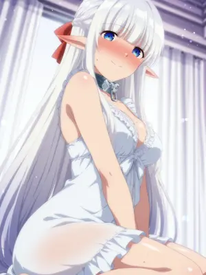 [AIusagichan] 魔王の俺が奴隷エルフを嫁にしたんだが、どう愛でればいい ネフェリア An Archdemon's Dilemma How to Love Your Elf Bride Nephy [AI Generated]_009