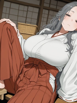 [負けっこどうぶつランド] 僕にだけ直接奉仕してくれる村の巫女さん（人妻）