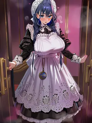 [AyakaStar] オーロ・クロニー ouro kronii (maid)_001