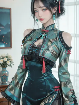 [Smilesheep] Cheongsam Dress [AI Generated]_005