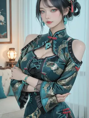 [Smilesheep] Cheongsam Dress [AI Generated]_006