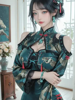 [Smilesheep] Cheongsam Dress [AI Generated]_007